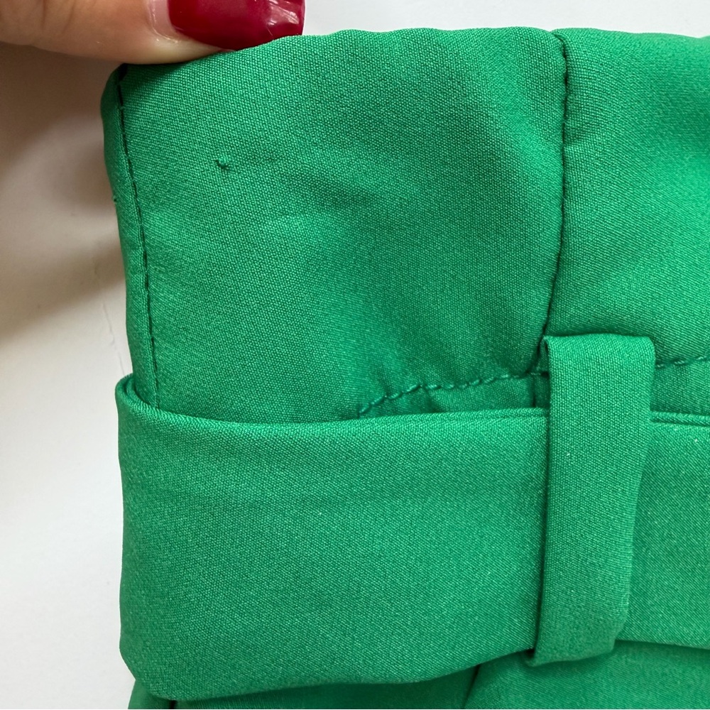 7th Avenue New York Green Belted Trousers Size 12 Average - Picture 5 of 16